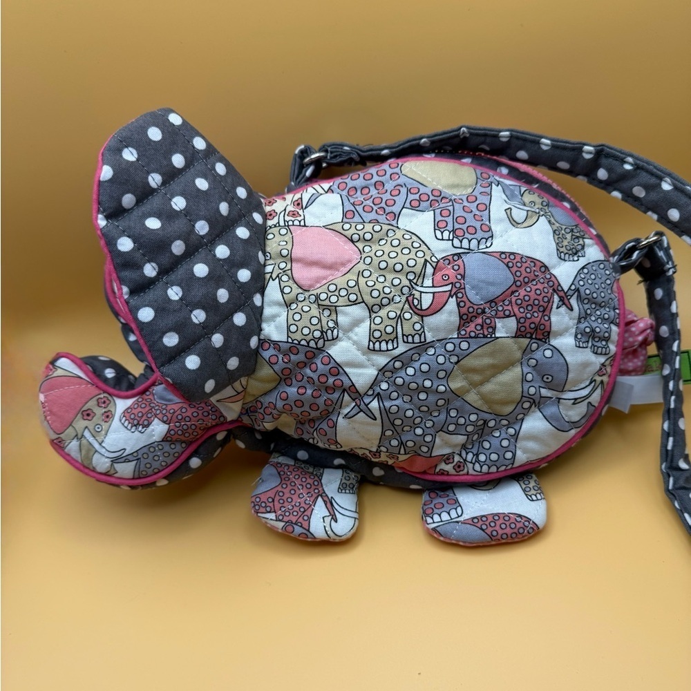 Douglas Elephant Quilted Crossbody Bag Kids Purse - Picture 7 of 9